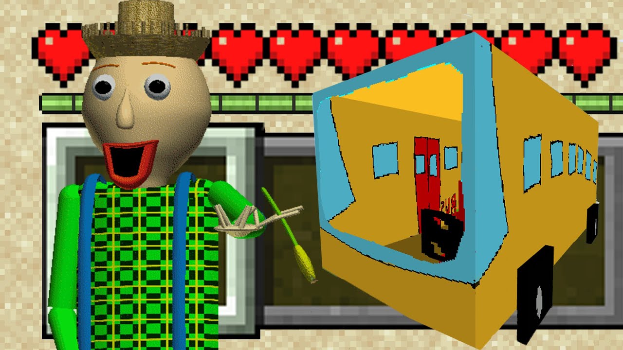 Minecraft PE : FORBIDDEN BALDI'S BASICS PLUS MOD in Minecraft Pocket Edition