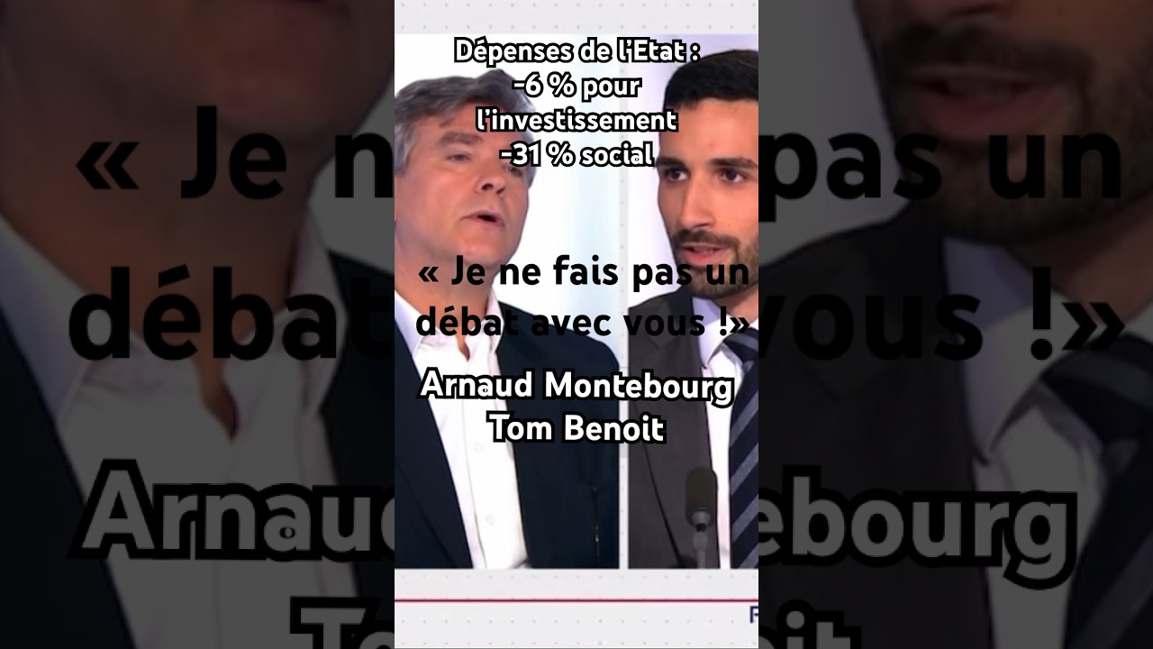 La r&eacute;alit&eacute; des d&eacute;penses de l&rsquo;&Eacute;tat. A.Montebourg et Tom Benoit en direct sur TV5Monde. #finance