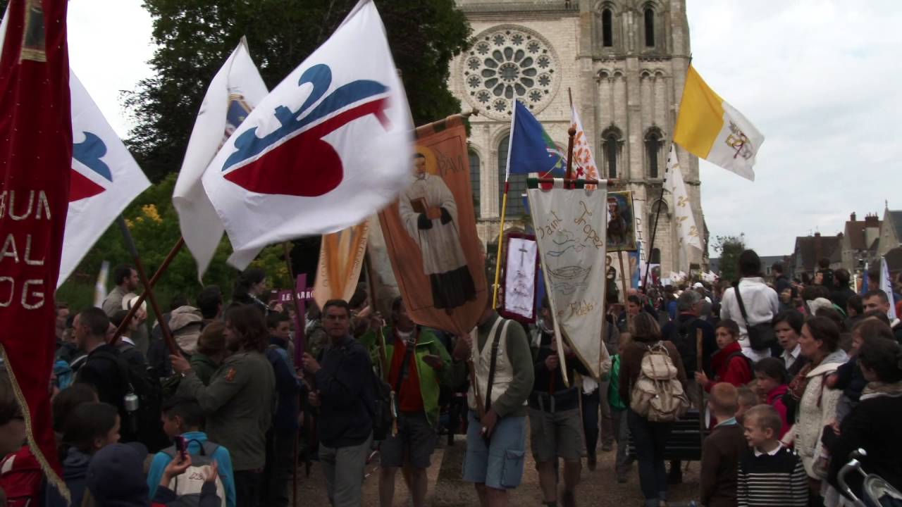 Pèlerinage de Chartres - Notre-Dame de Chrétienté. Chartres/France - 16 mai 2016