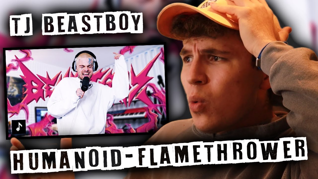 Ich höre das ERSTE mal TJ_BEASTBOY | Reaktion : TJ_beastboy – HUMANOID-FLAMETHROWER (beats by Thani)
