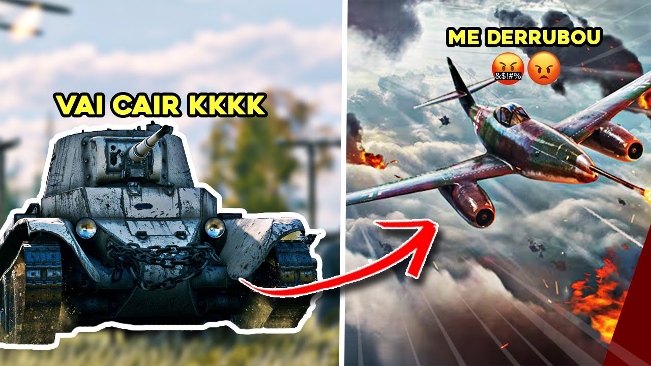 o dia que eu Derrubei um AVIÃO com um Tank ( ou quase isso...)