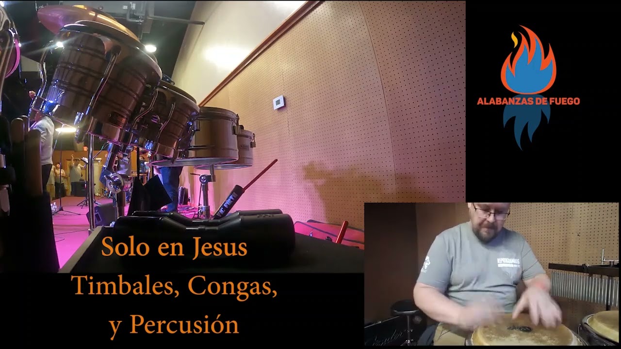 Solo en Jesus - Timbales, Congas y Percusión Cover - Retiro de Hombres