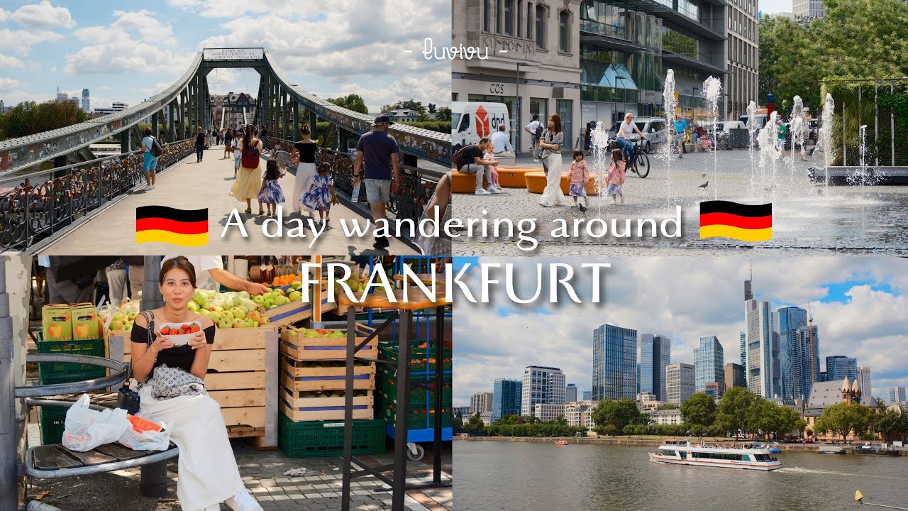 Frankfurt Vlog, A Day wandering around Frankfurt