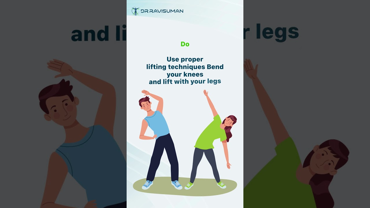 Sciatica Do's and Don'ts: Pain Relief Tips! 😊🩺 | Dr Ravi Suman Reddy #shorts
