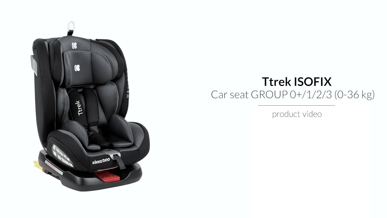 KikkaBoo | Car seat Ttrek ISOFIX group 0/1/2/3 (0-36 kg)