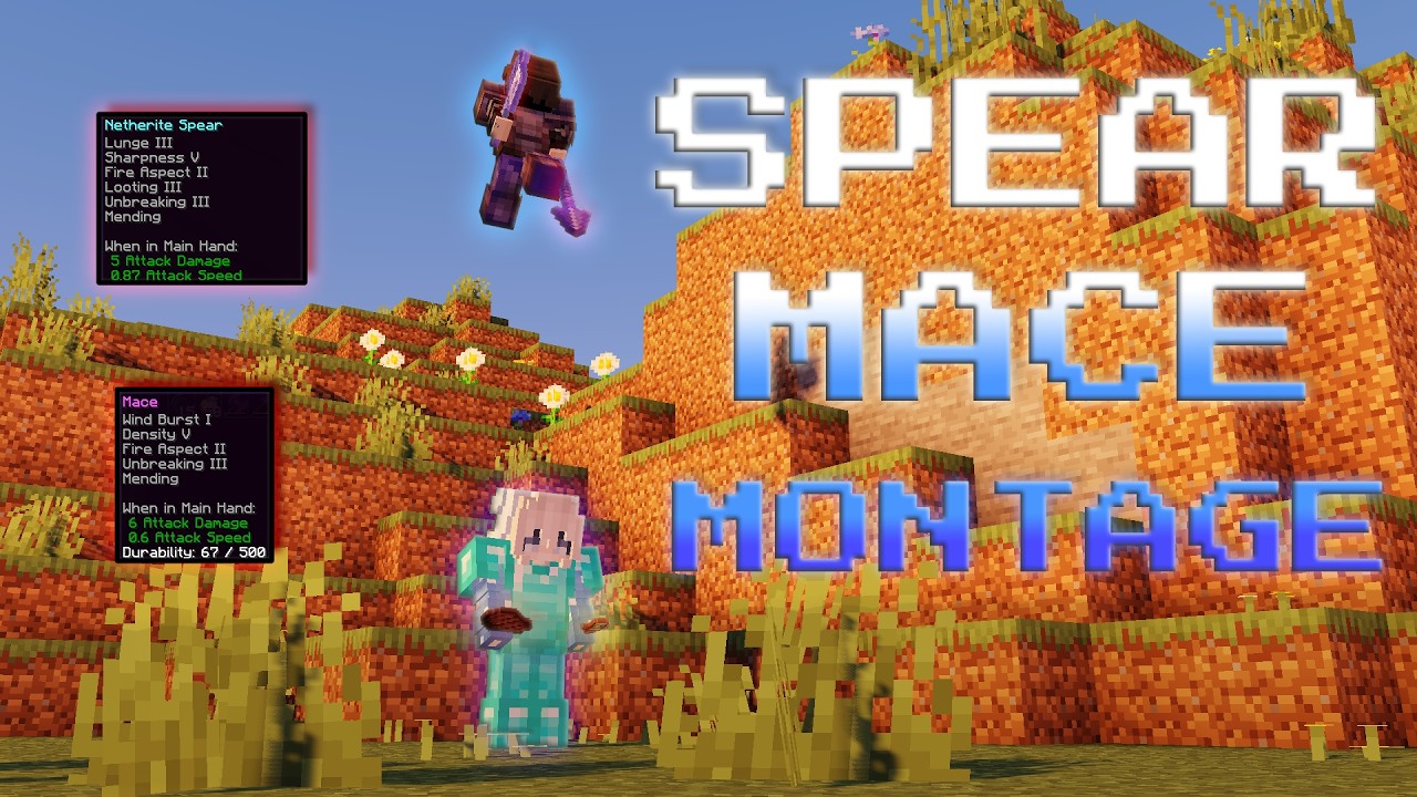 Spear Mace Montage | Minecraft PvP