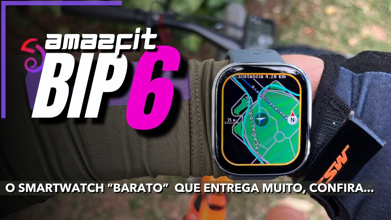AMAZFIT BIP 6 - O MELHOR CUSTO X BENEFÍCIO DE 2025? review completo + teste