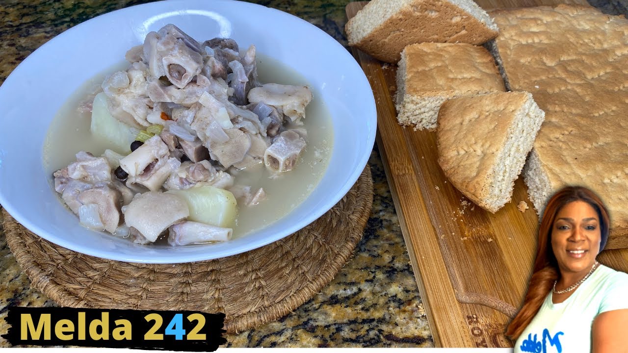PIG FEET SOUSE AND JOHNNY CAKE (A Bahamian Ting)