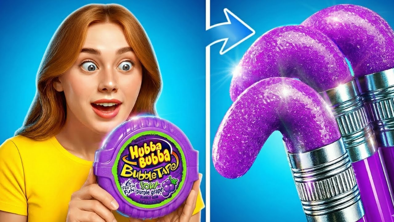 🤯 Galna Skolhacks du MÅSTE Testa! 😂 Smarta Klassrumstips & Roliga DIY-idéer