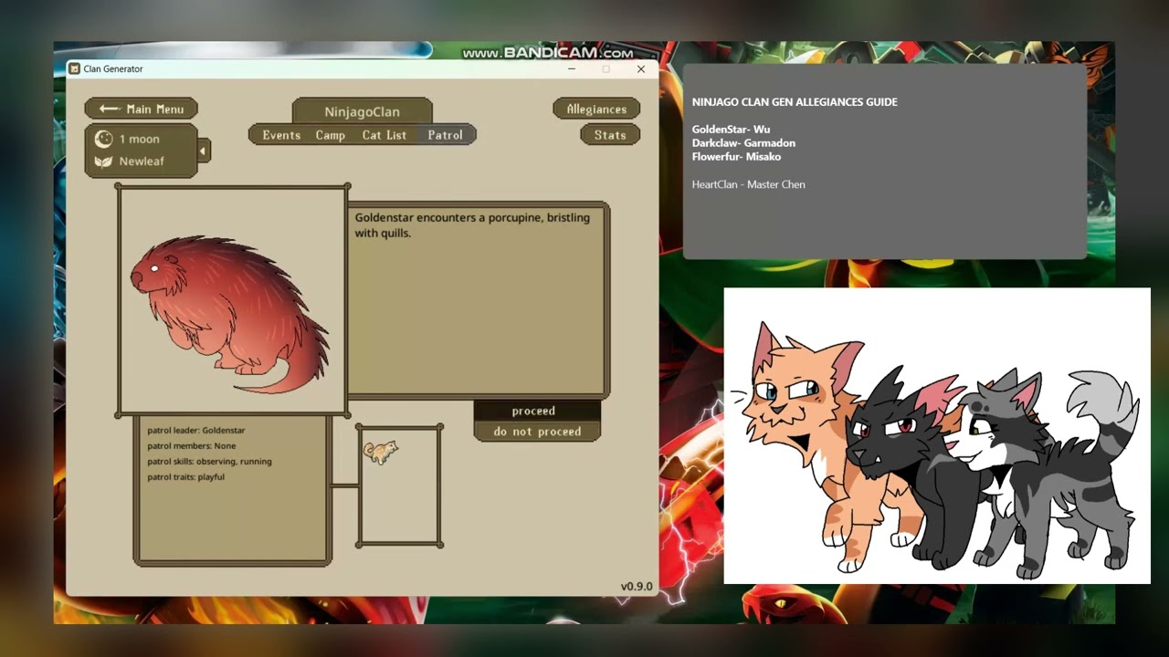 Clangen Ninjago Edition | Episode 1 | Wu, Misako and Garmadon