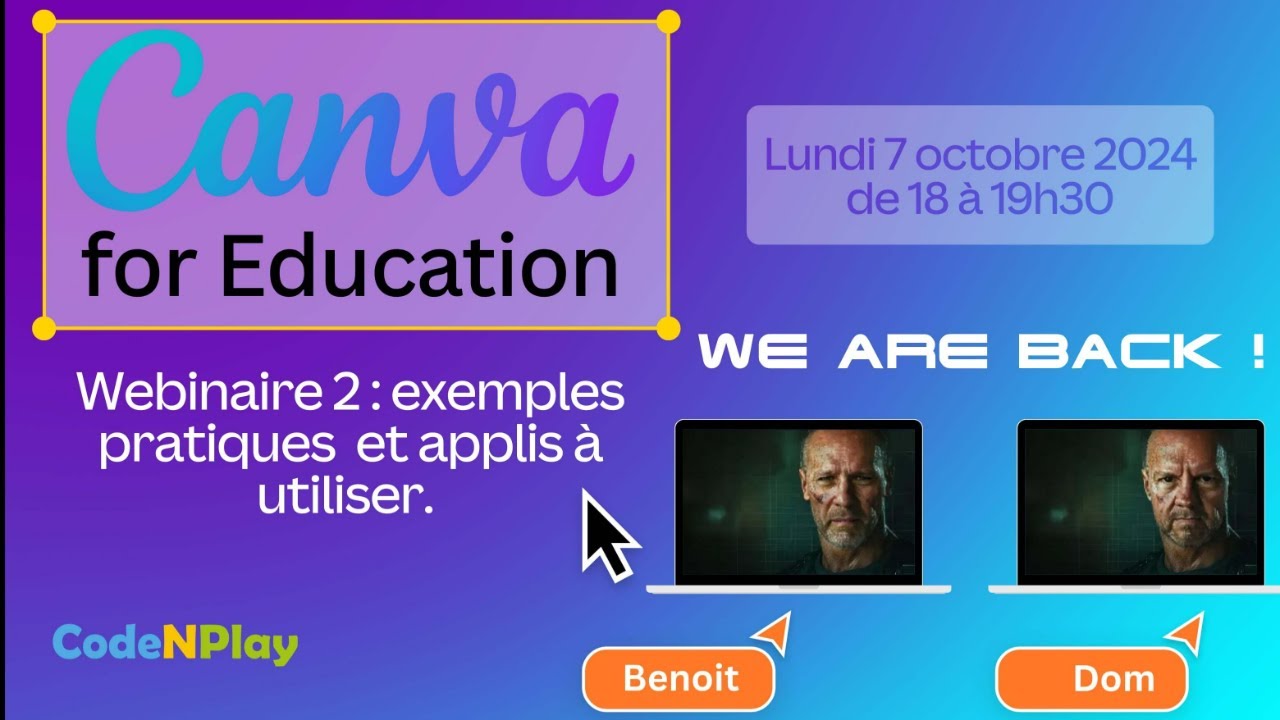 Webinaire 2 sur Canva : Exemples pratiques et applis à utiliser