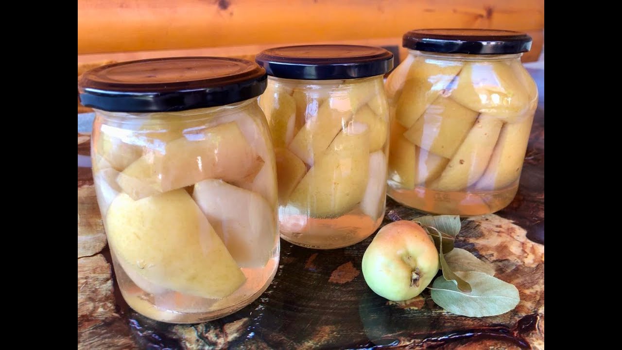 Kompot od krušaka sa manje šećera ,Pear compote with less sugar, Birnenkompott mit weniger Zucker