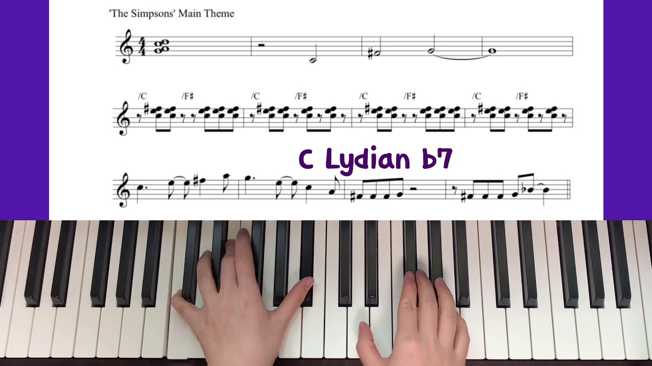 이지리하모니제이션 #99 - Modal Harmony-  Lydian b7 (리디안 b7)