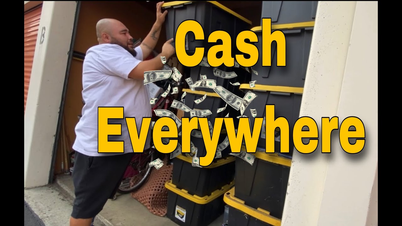 Storage Unit Filled with #CASH & #collectibles  Storage Stalker Paid 3K