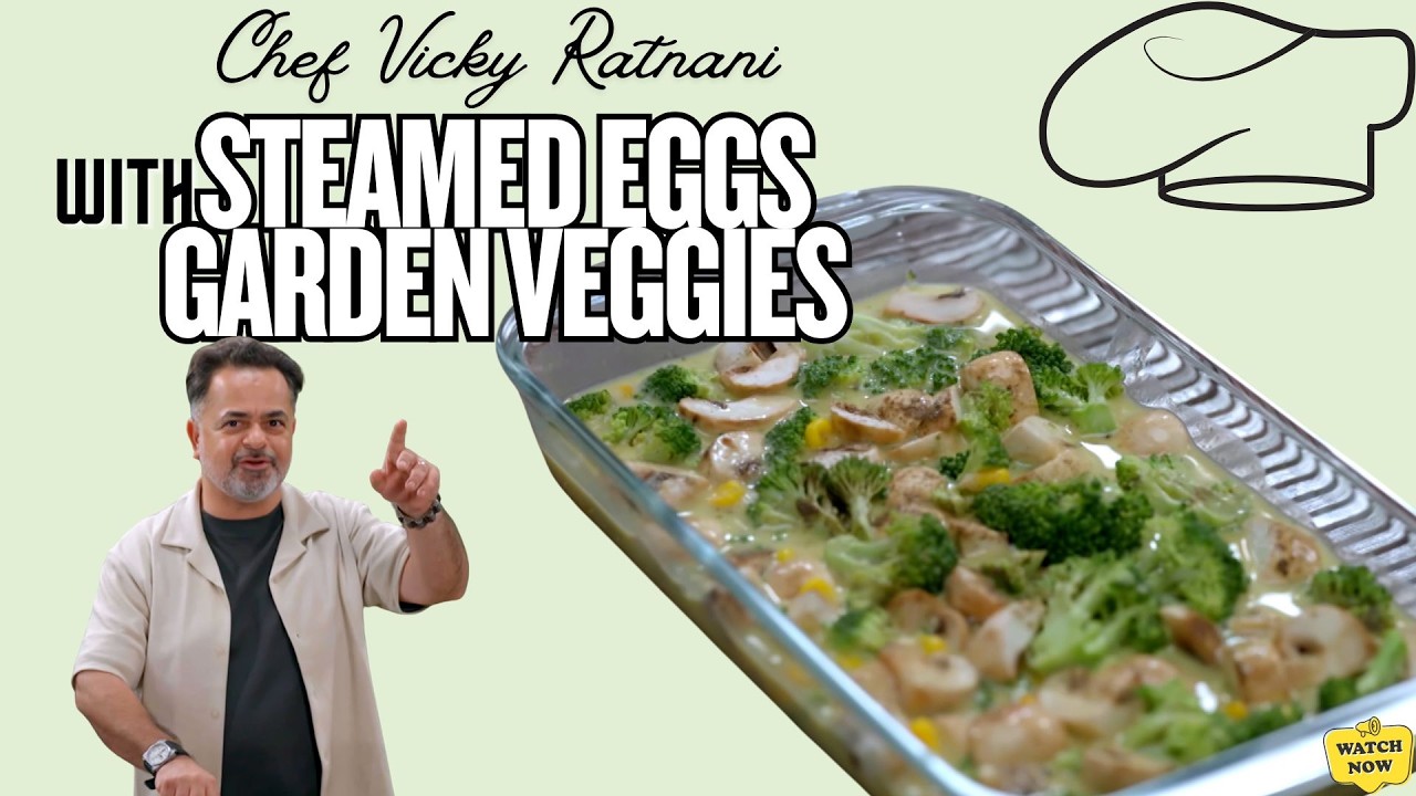 Healthy Steamed Egg with Garden Veggies | Easy Recipe in Faber Steam Oven