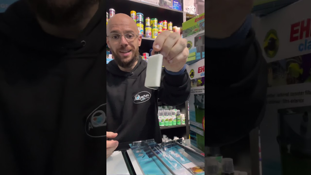 Limpando vidro de aquários com EHEIM rapidcleaner