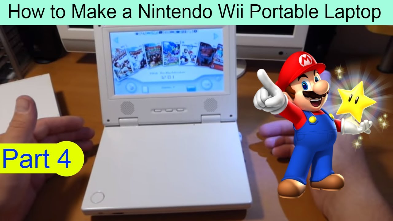 Самый маленький в мире портативный ноутбук Nintendo Wii своими руками (часть 4)