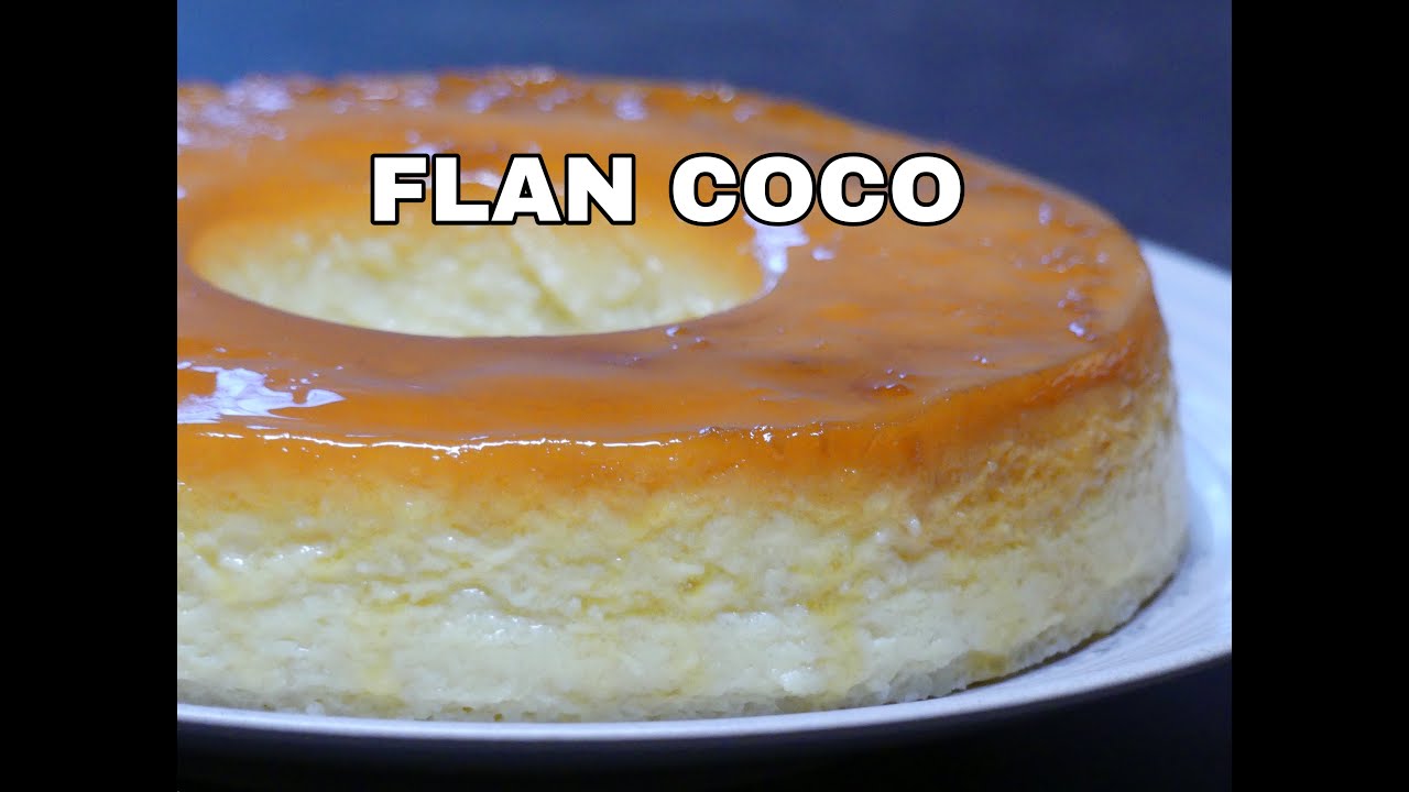 Flan coco au Thermomix vapeur ou bain Marie au four : en 1 min !