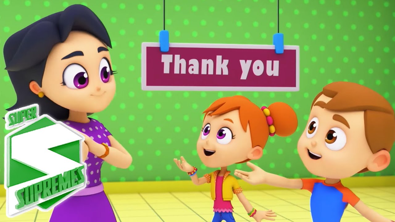 Per Favore e Grazie Musica | Di Piu Video di Apprendimento Per Bambini - Super supremes