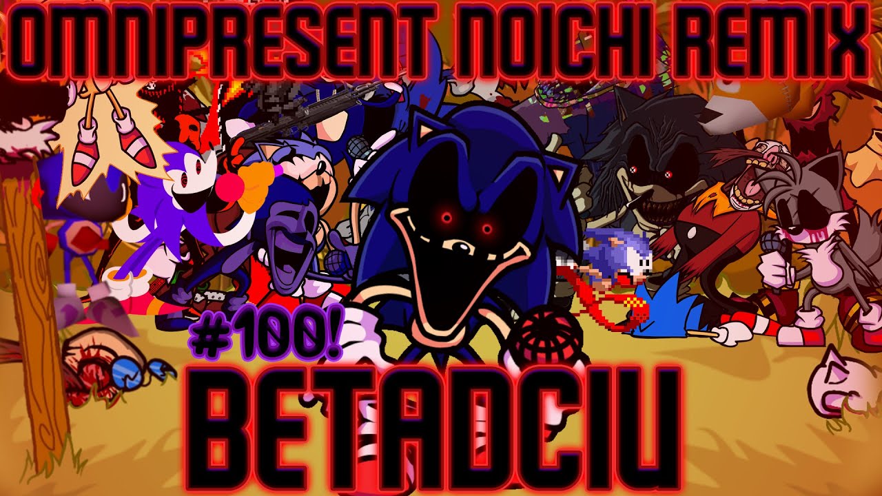 Friday Night Funkin' - Omnipresent Noichi Remix, BETADCIU (But Every Turn A Different Cover Is Used)