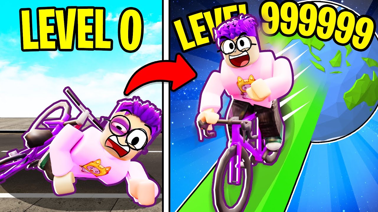 Сможете ли вы пройти ROBLOX BIKE OBBY!? (Roblox Obby, но вы на велосипеде)