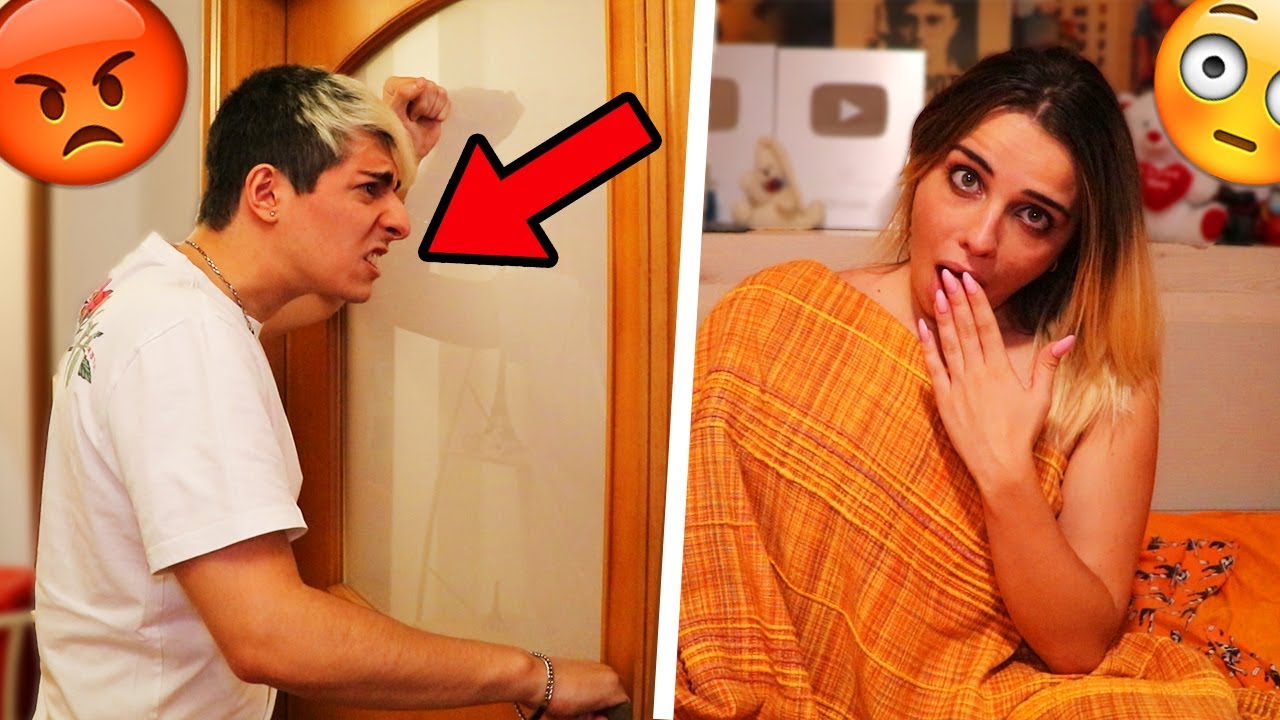 MI TRADISCE con LA PORTA CHIUSA A CHIAVE! PRANK - *ARRABBIATISSIMO!*