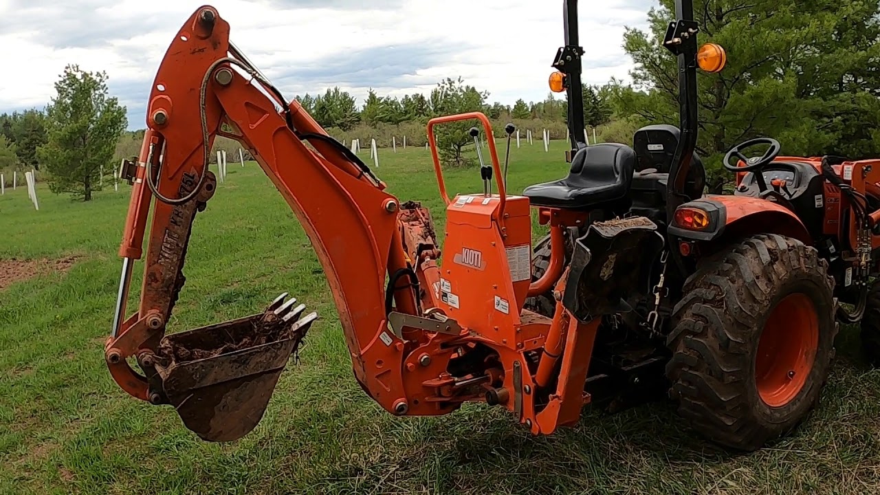 Kioti Backhoe attachment, quick review