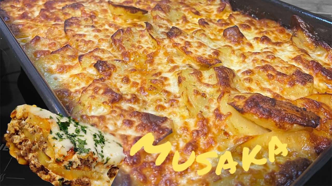 Musaka-jednostavan rucak sa mljevenim mesom i krompirom / Moussaka- einfaches Mittagessen