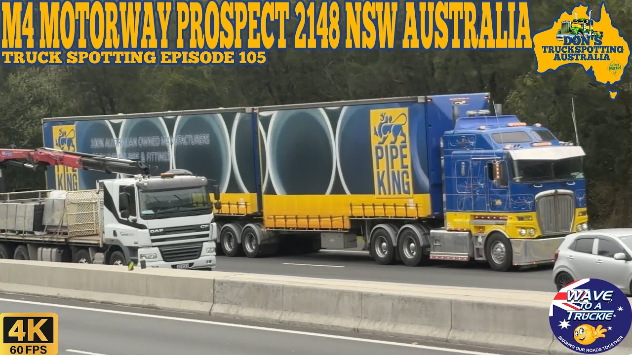 Truck Spotting At M4 Motorway Prospect 2148 NSW Australia | Episode 105 #truckspotting #australia