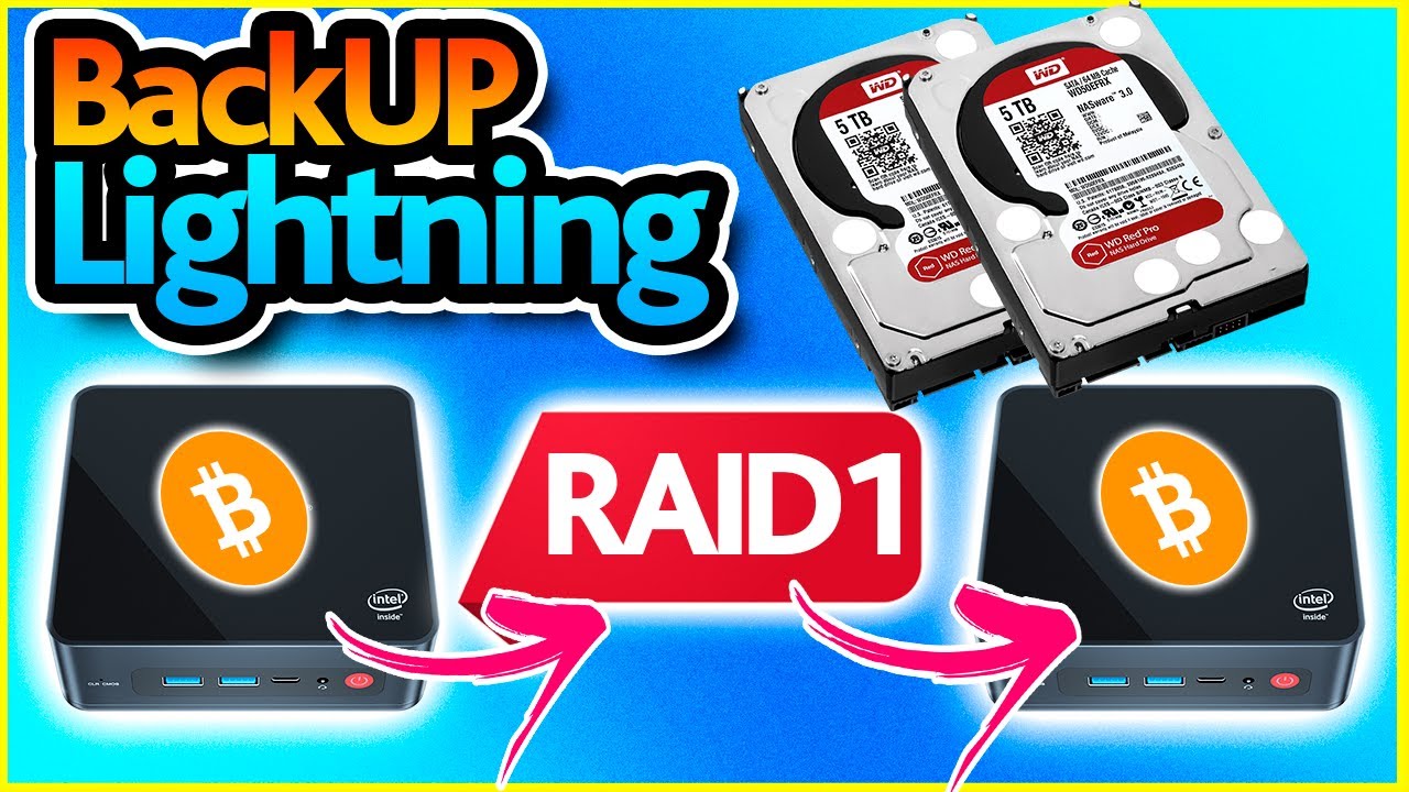⚡RAID 1 - BACKUP NODE LIGHTNING - FULL NODE DE BITCOIN