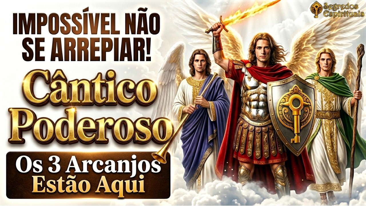 IMPOSSÍVEL NÃO SE ARREPIAR! 🔥 Os 3 Arcanjos Estão Aqui (Miguel, Rafael e Gabriel) ✨ 777 Efatá
