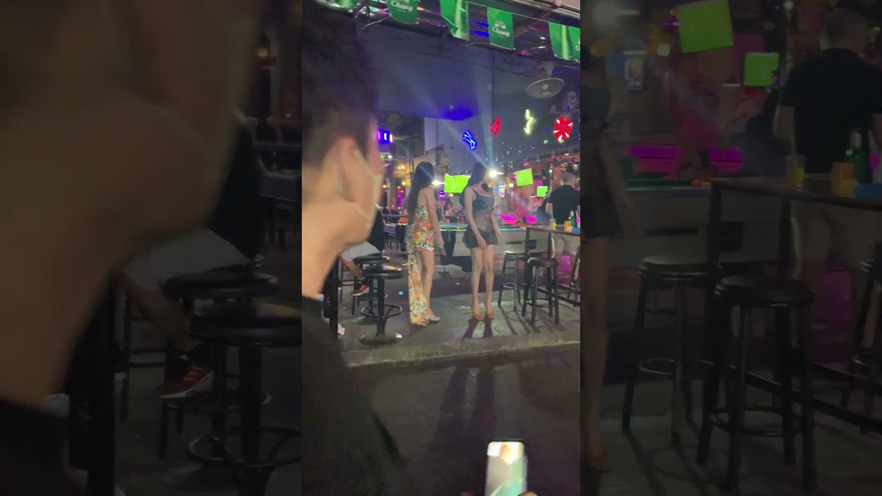 Lovely Ladyboy bar at Pattaya walking street  | Thailand 2024