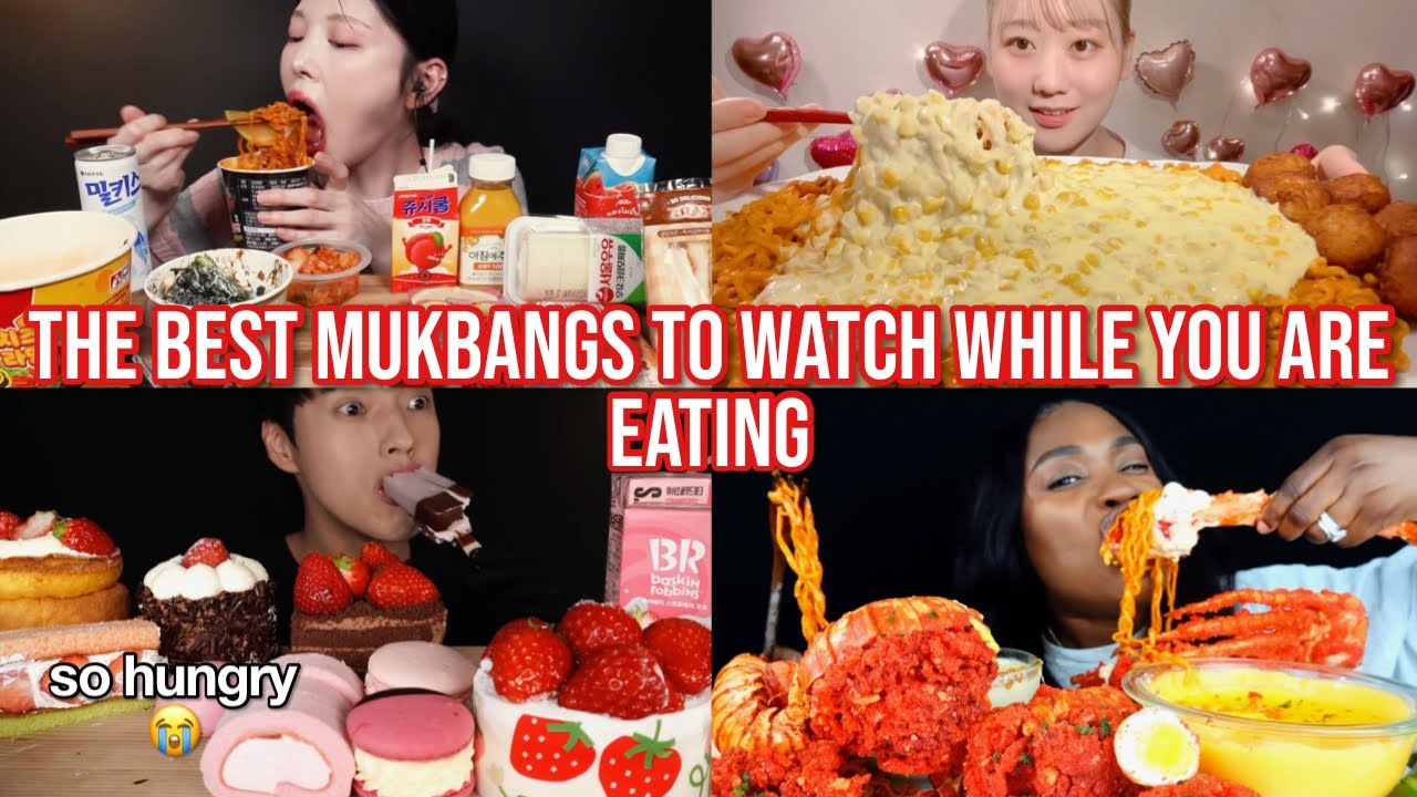 the BEST mukbangs to watch while you are eating