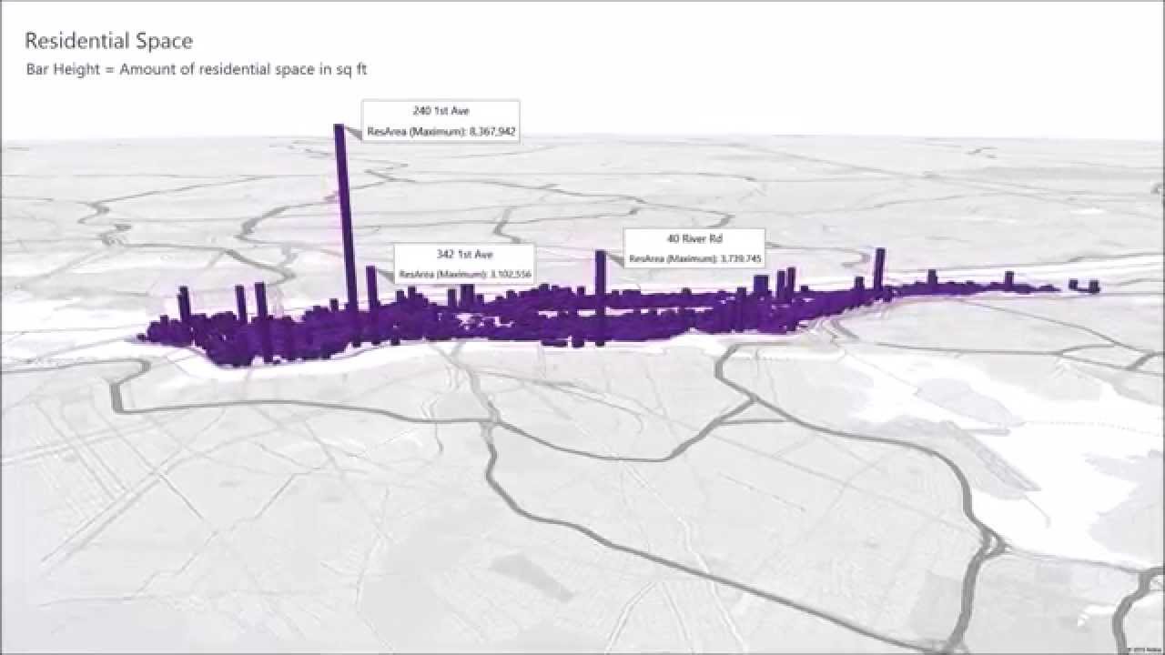 Exploring Manhattan with Excel Power Map