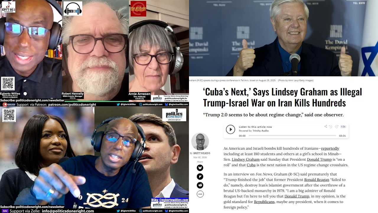 Trump&rsquo;s Iran Escalation Risks War & Impeachment + Why Crockett Leads Texas Democrats