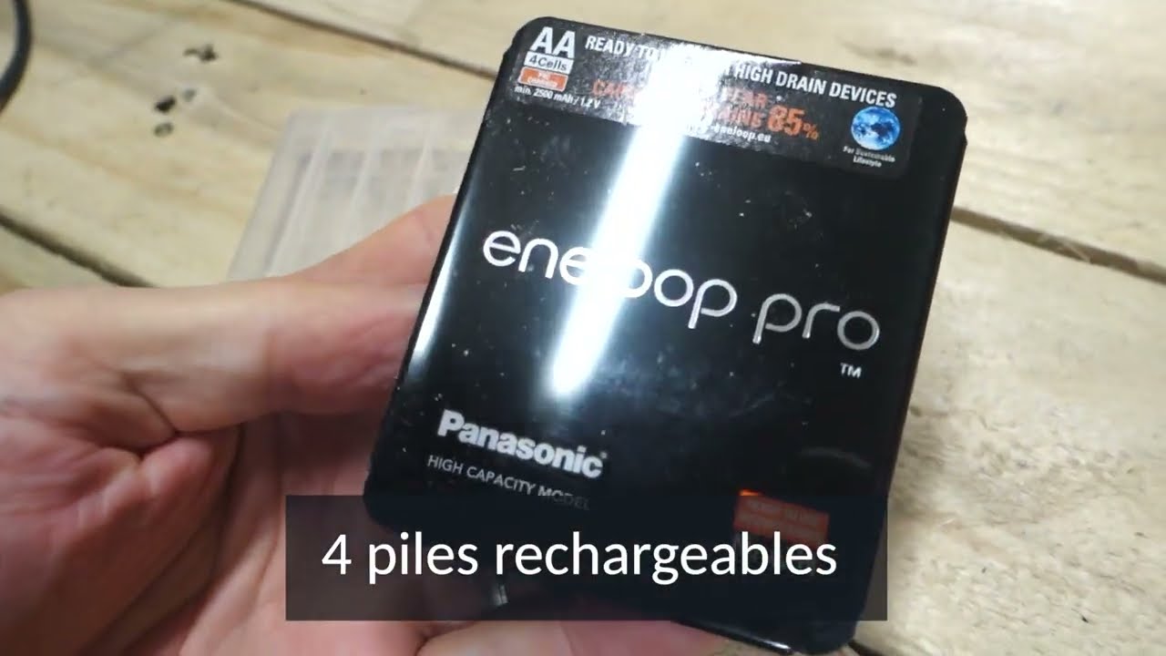 Pile Eneloop Pro AA XX batterie rechargeable Kraftmax Akkubox
