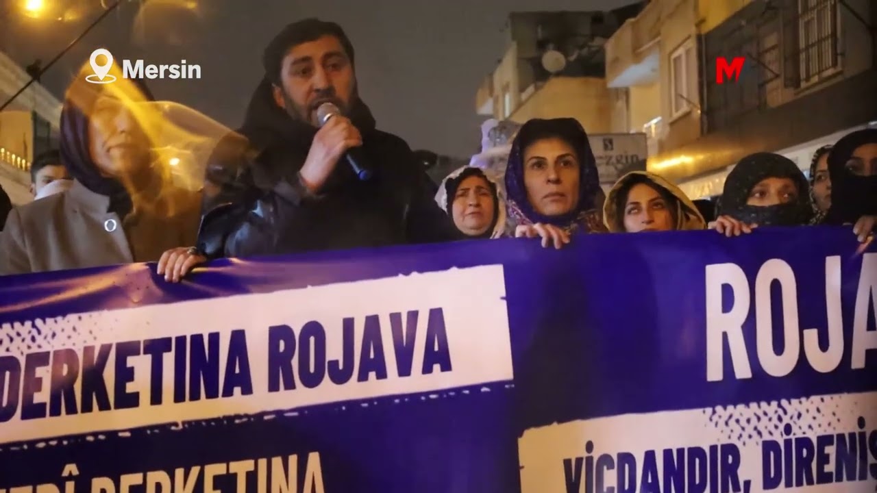 ADANA VE MERSİN'DE PROTESTO: SALDIRILARA DURANA KADAR SOKAKTAYIZ