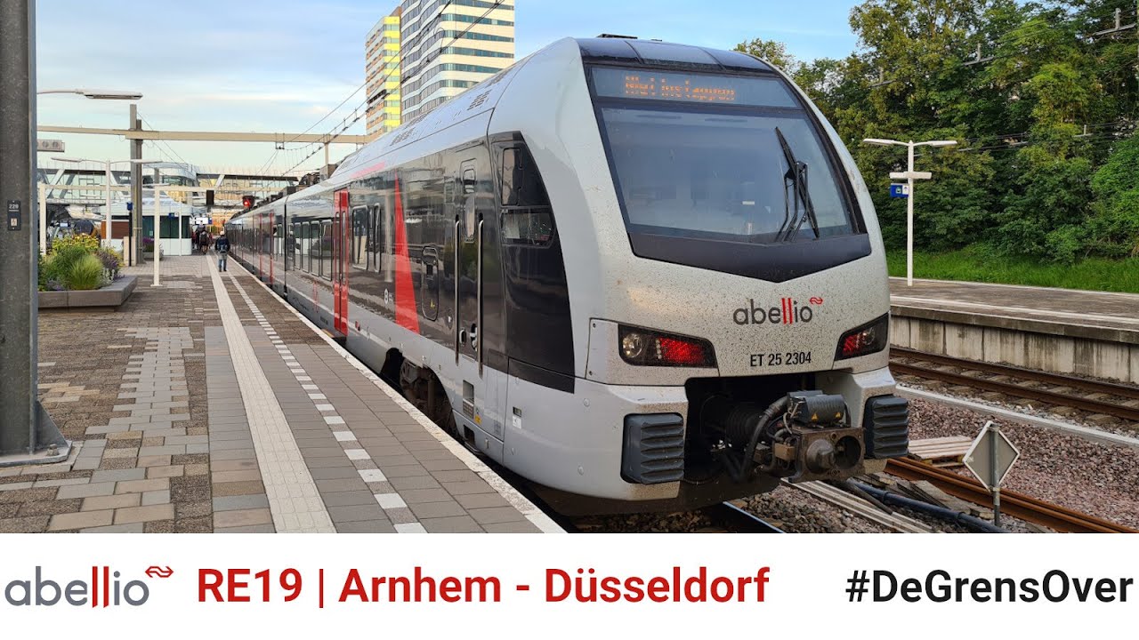 Met de RE19 van het RUHRGEBIED naar ARNHEM 
