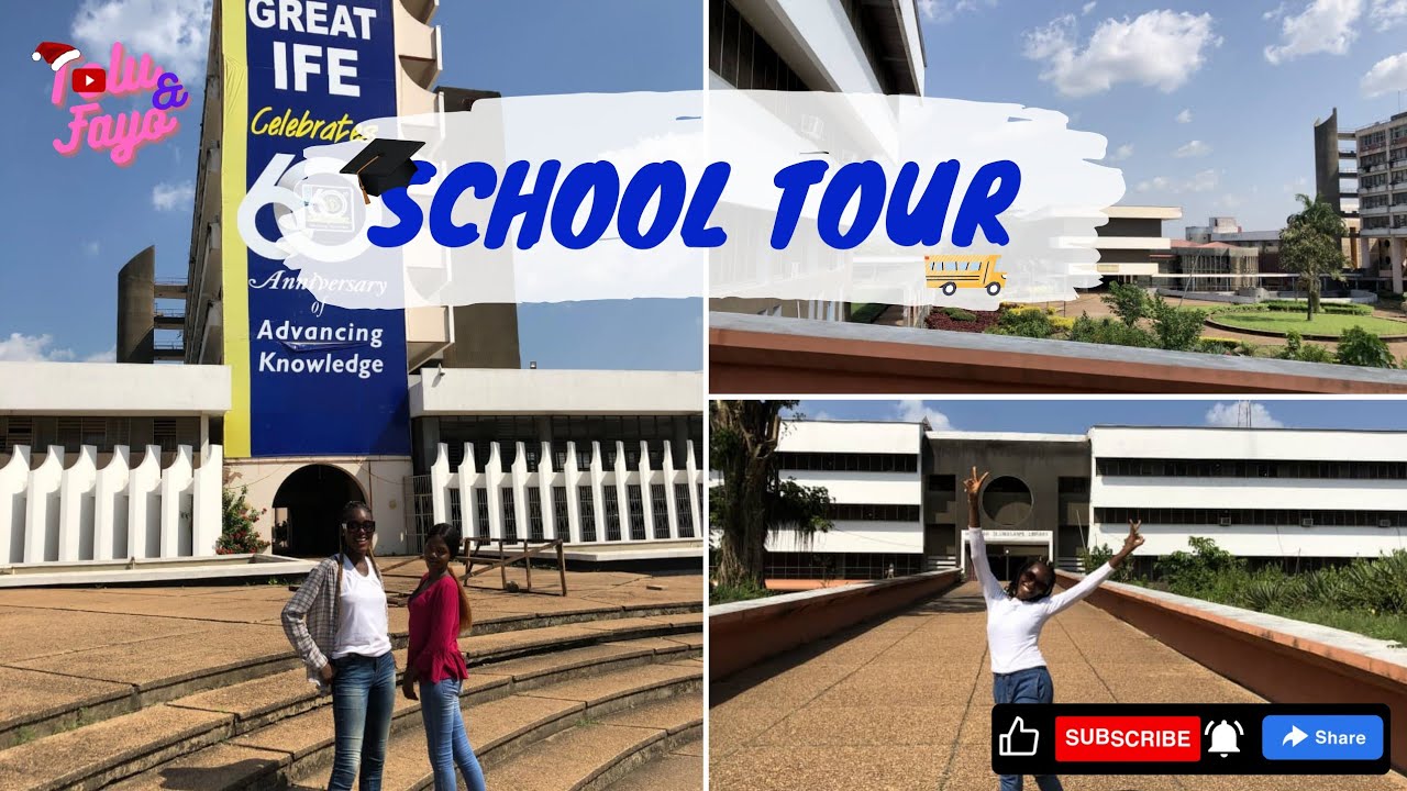 vlogmas day 4: Tour our campus with us,OAU Campus