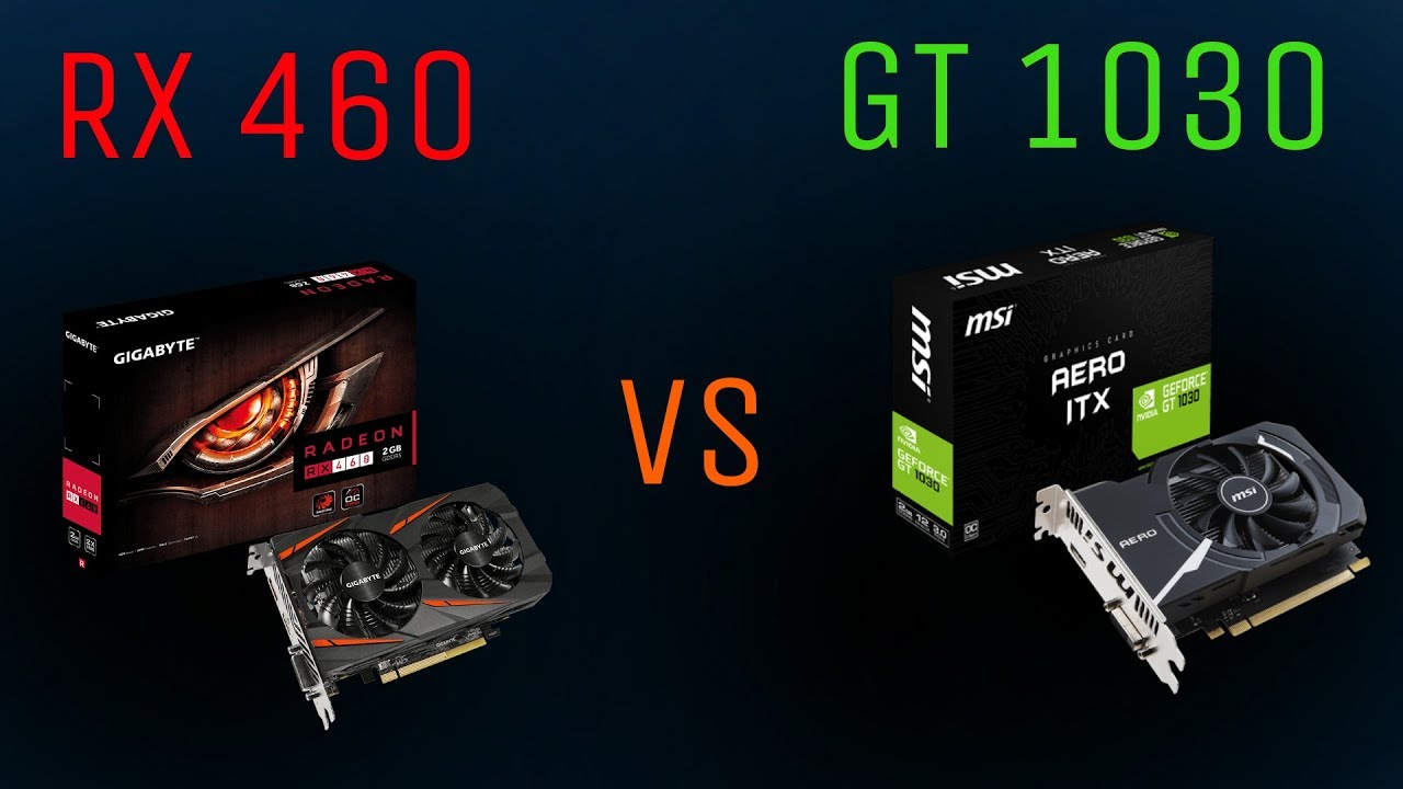 GT 1030 VS RX 460 GAMING BENCHMARK AND COMPARISON, 9 GAMES TESTED..!!!