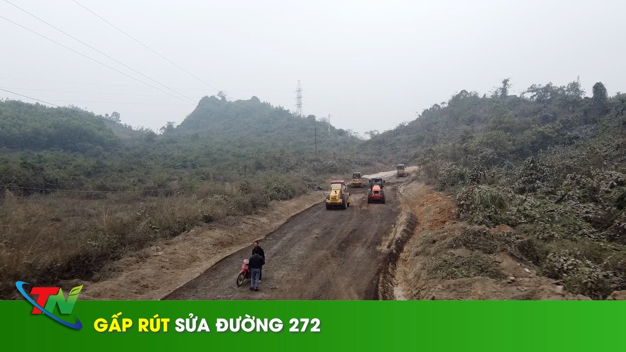 Gấp rút sửa đường 272