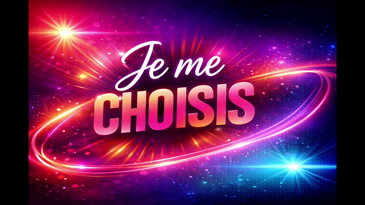 Je me choisis