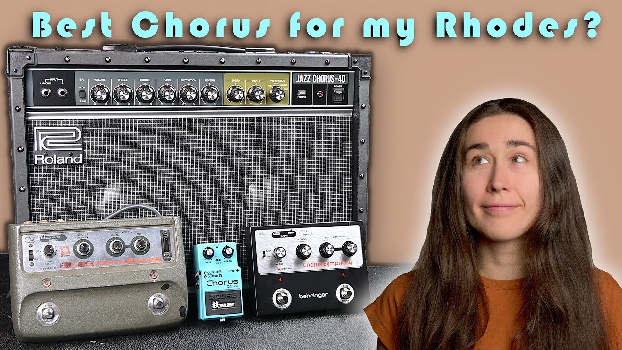 BOSS CE-1 Style Stereo Chorus Shootout on Rhodes Mk 1