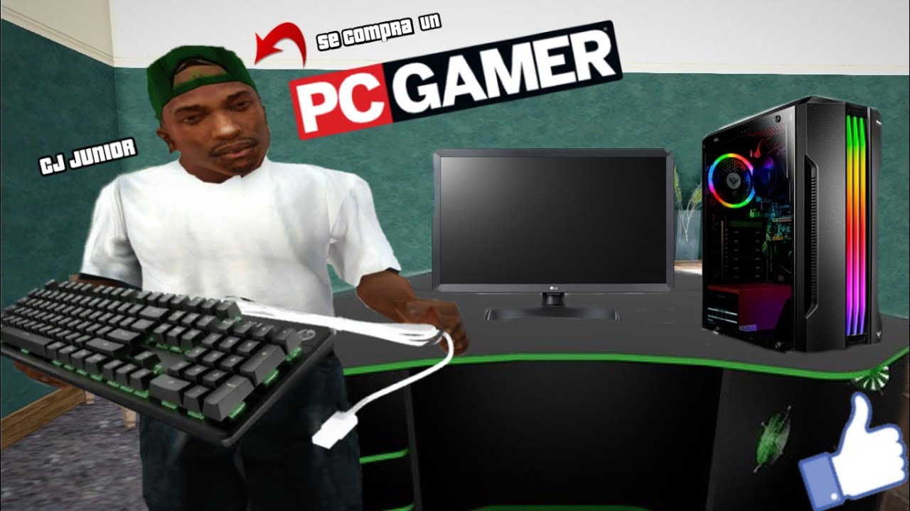CJ Junior se compra una PC Gamer (GTA San Andreas Loquendo)