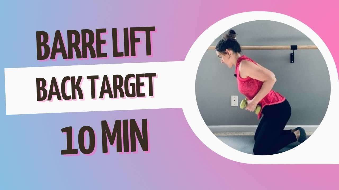 10 Min Quick BACK TARGET | barre lift | weights | all on the mat | neck friendly 