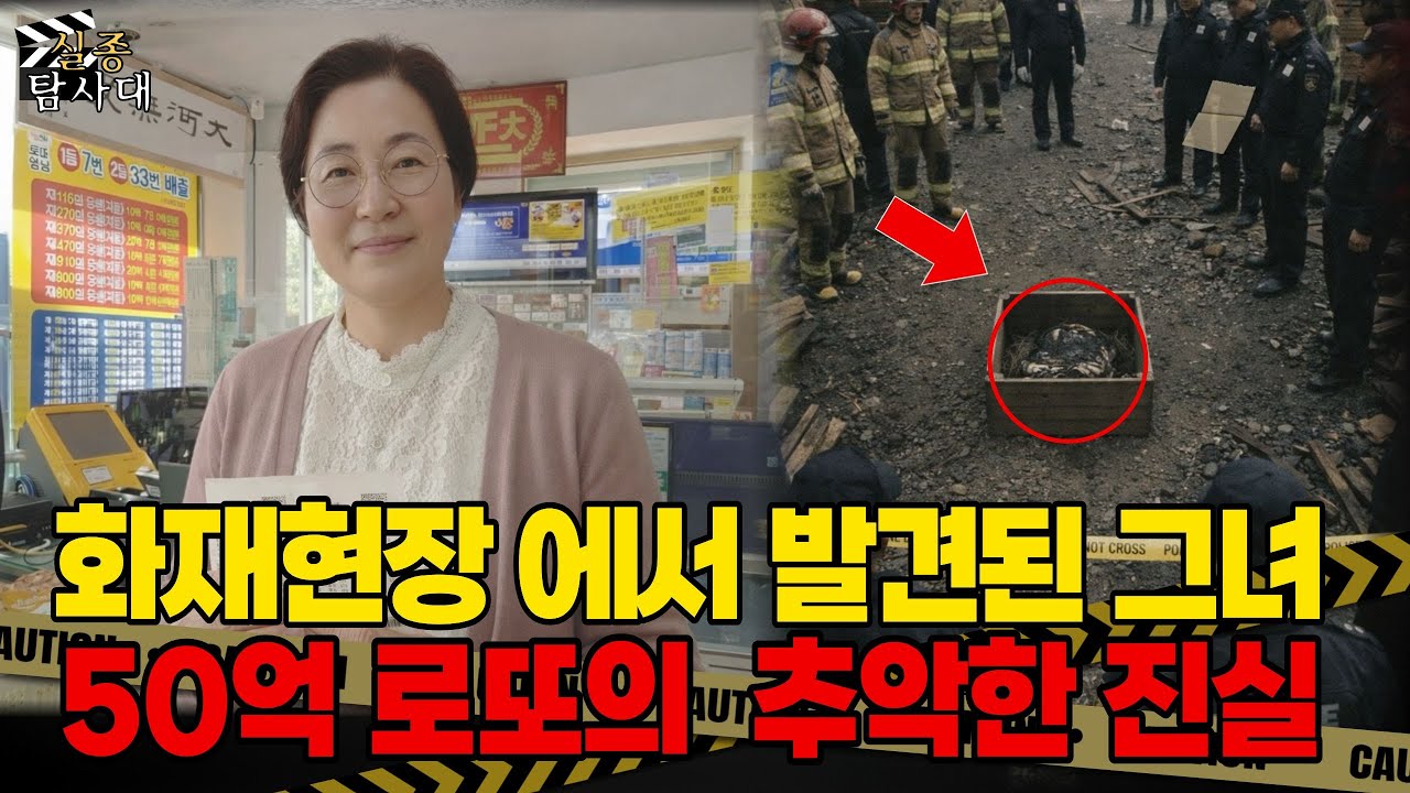 2003년 설악면 화재현장에서 발견된 50억 로또 당첨된 여성... 2년뒤, 드러난 남편의 추악한 진실