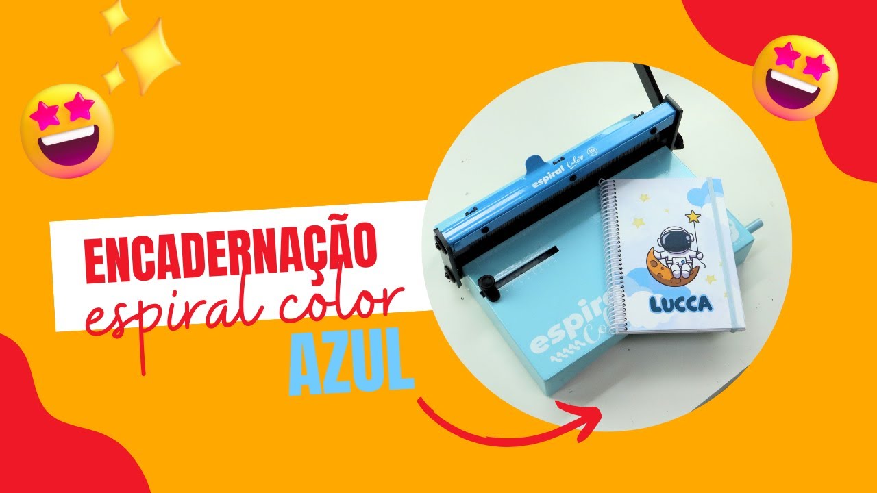 ENCADERNADORA ESPIRAL COLOR AZUL: ENCADERNAÇÃO ESPIRAL A5  | MARPAX