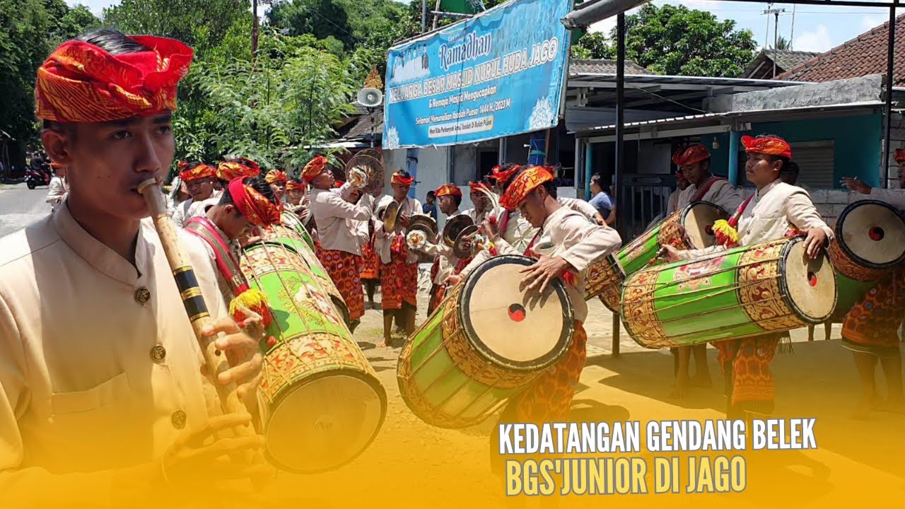KEDATANGAN GENDANG BELEK BARENG GIRANG SURADADI JUNIOR DI JAGO FEAT SOLEHA