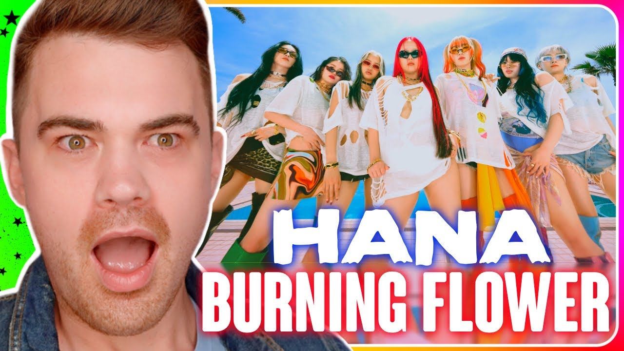 HANA / Burning Flower -Music Video- REACTION / TOO HOT!!【JP SUB】