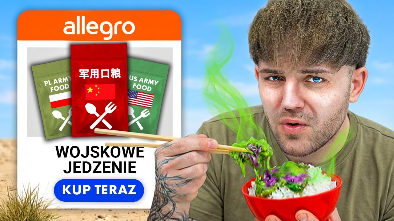 Testuje CHIŃSKIE JEDZENIE ŻOŁNIERZY...